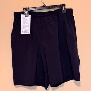 Lululemon Men's Black Pace Breaker 9” Lined Shorts